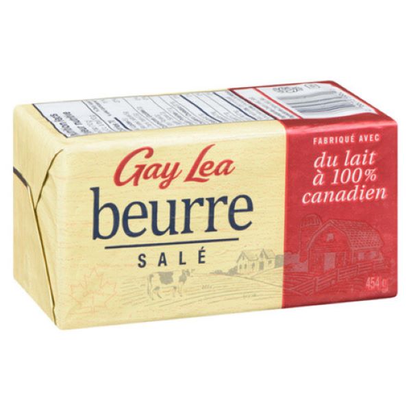 Gay Lea Salted Butter, 454gr