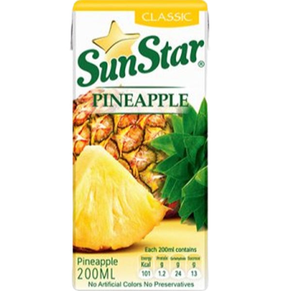 Sun Star Pineapple Drink , 200ml