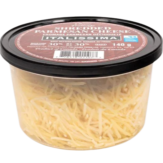 Italissima Shredded Parmesan Cheese, 125gr