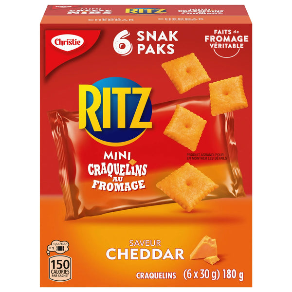 Ritz Mini Cheese Nibs 6 Pack, 180gr