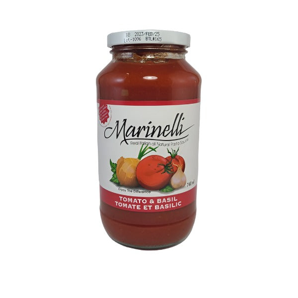 Marinelli Tomato & Basil Pasta Sauce, 740ml