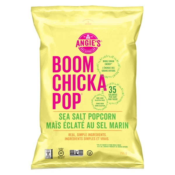 Angie's Sea salt Popcorn, 136gr