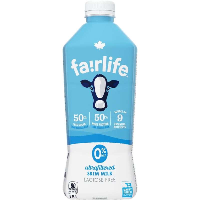 Fairlife 0% Lactose Free Skim Milk, 1.5L