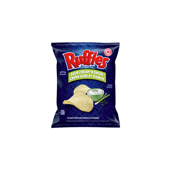 Ruffles Potato Chips Sour Cream, 28gr