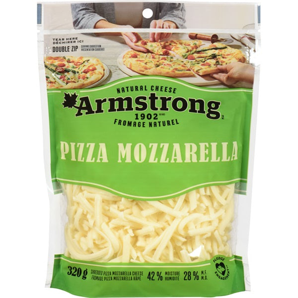 Armstrong Pizza Mozzarella Shredded Cheese , 320gr