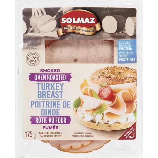 Solmaz Smoked Oven Turkey Breast, 175gr