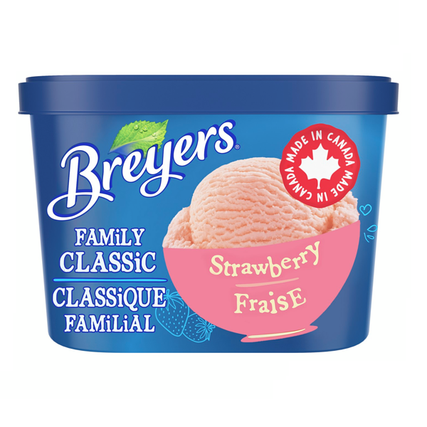 Breyers Family Strawberry Frozen Dessert, 1.66L