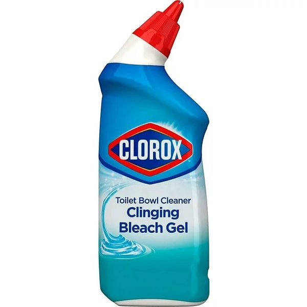 Clorox Toilet Bowl Cleaner Bleach Gel, 709ml