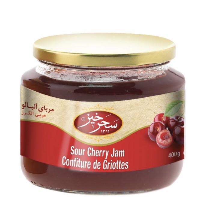 Saharkhiz Sour Cherry Jam, 400gr