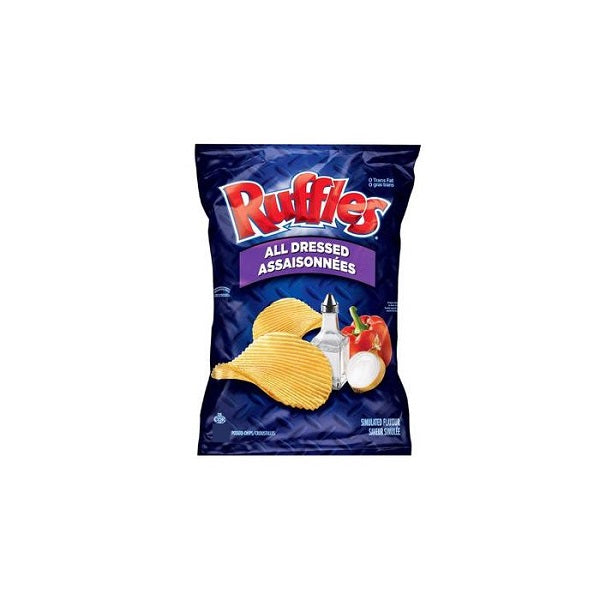 Ruffles Potato Chips All Dressed, 28gr