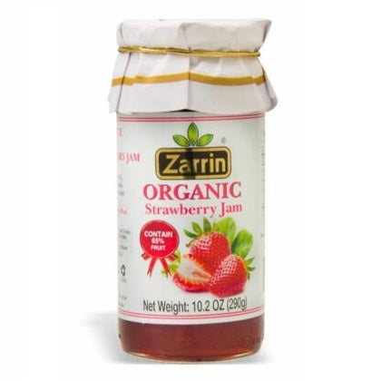 Zarrin Organic Strawberry Jam, 290gr