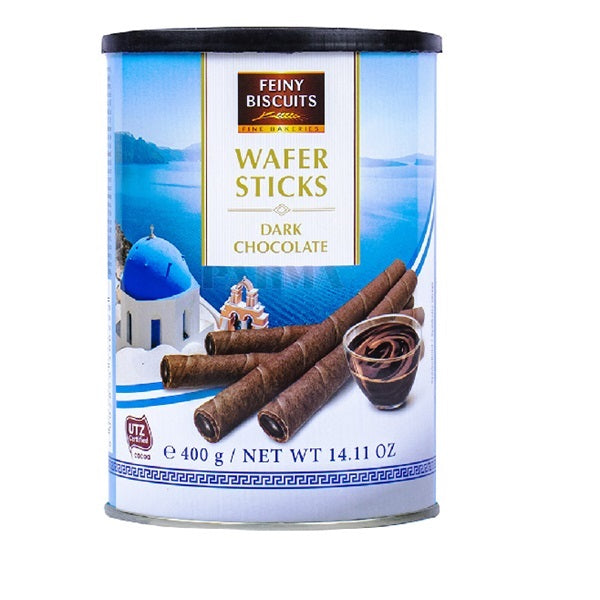 Feiny Biscuits Wafer Rolls with Dark Chocolate, 400gr