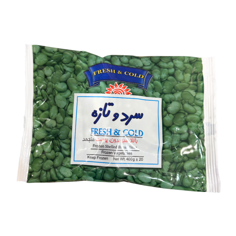 Fresh & Cold Frozen Shelled Broad Bean, 400gr