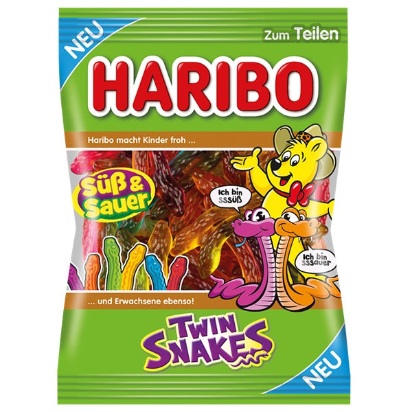 Haribo Twin Snakes, 175gr