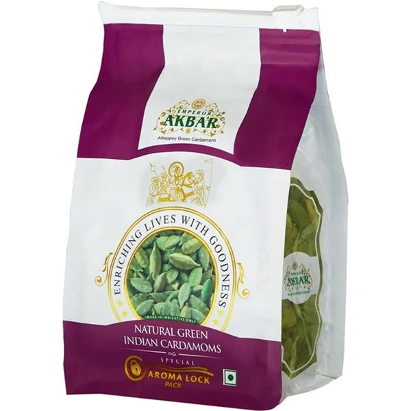 Emperor Akbar Green Cardamoms, 100gr