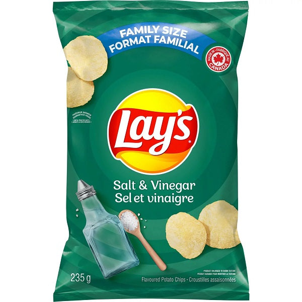 Lay's Salt & Vinegar Chips 235 gr