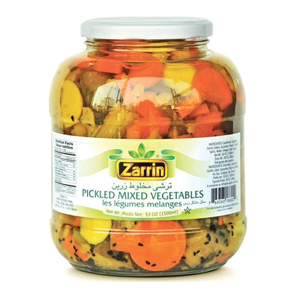 Zarrin Pickled Mixed Vegetables, 1500gr