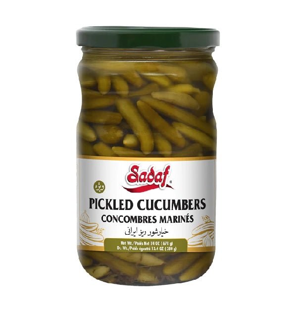 Sadaf Cucumbers Pickled with Tarragon, 670gr