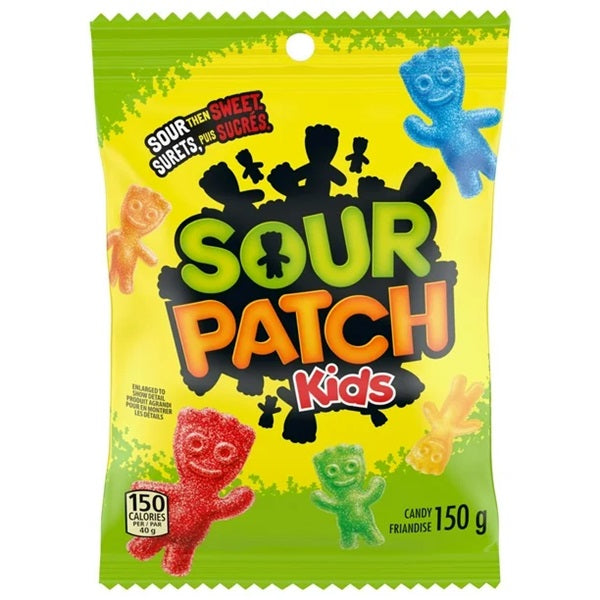 Sour Patch Kids Candy, Sour then Sweet, 150gr