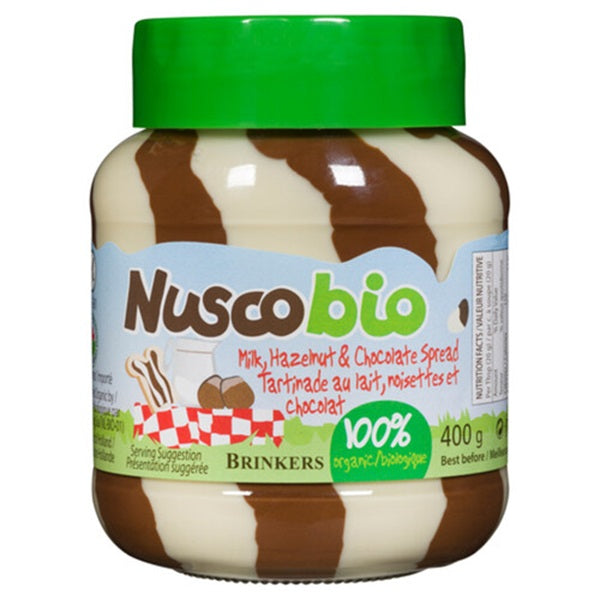 Nuscobio Hazelnut & Milk Choco, 400gr