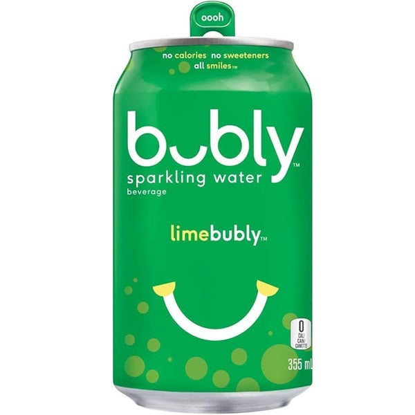 Bubly Sparkling Lime, 335ml