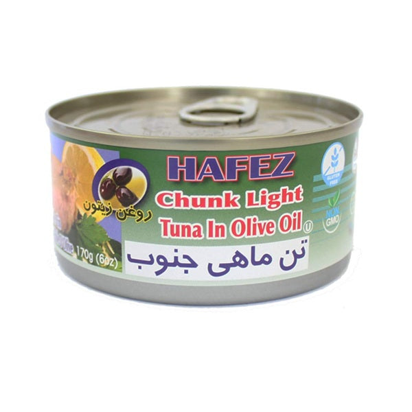 Hafez Chunk Light Tuna In Olive Oil, 170gr