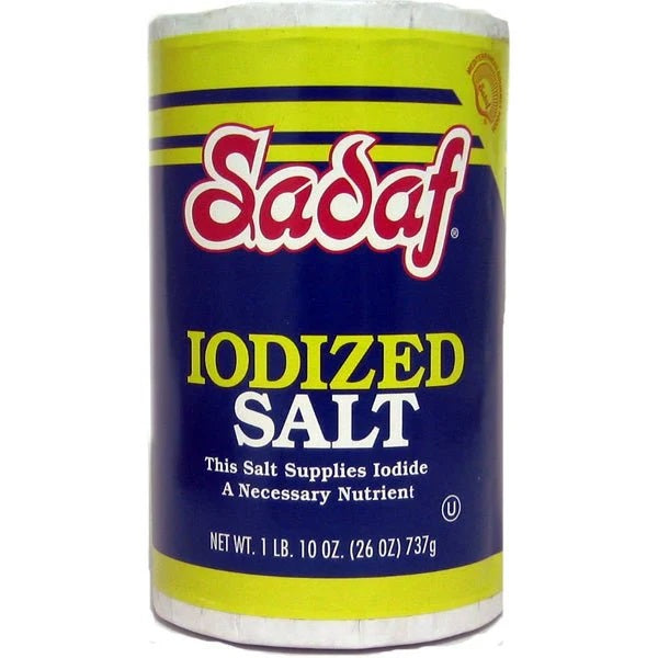 Sadaf Salt Iodized, 737gr