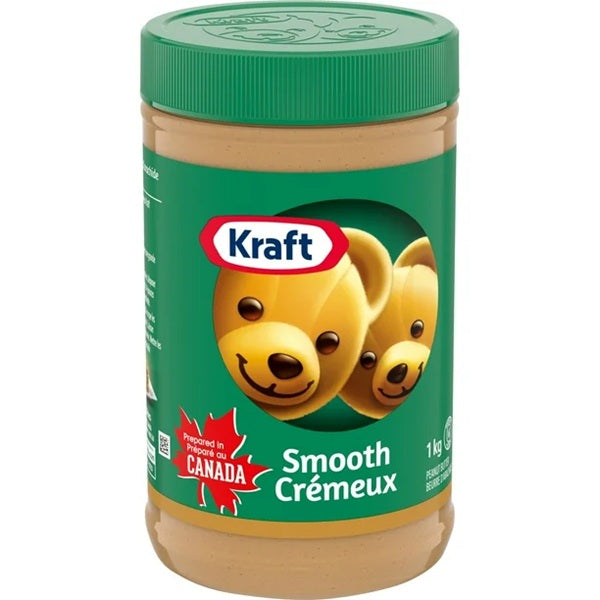 Kraft Peanut Butter Smooth, 1kg