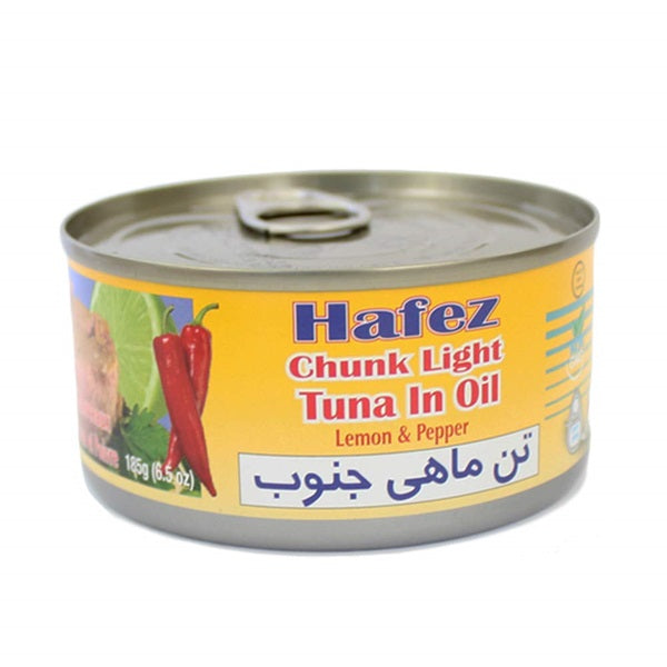 Hafez Tuna In Oil, Lemon & Pepper, 185gr