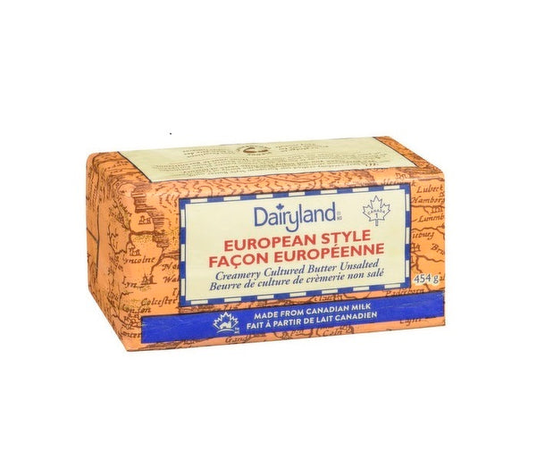 Dairyland Butter European Style Unsalted, 454gr