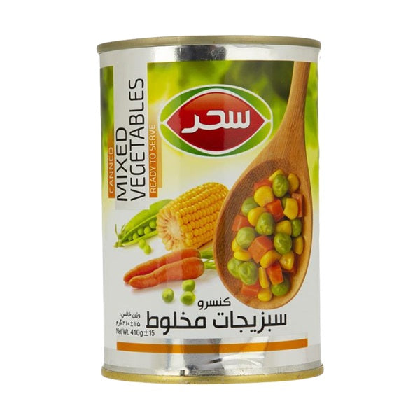 Sahar Canned Mixed Vegetables, 410gr