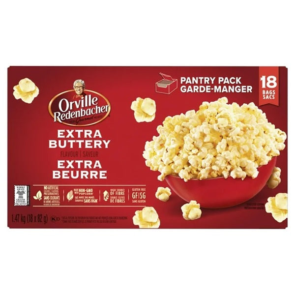 Orville Popcorn Extra Buttery, 429gr