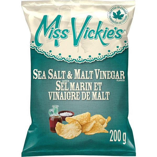 Miss Vickie's Sea Salt & Vinegar Chips, 200gr