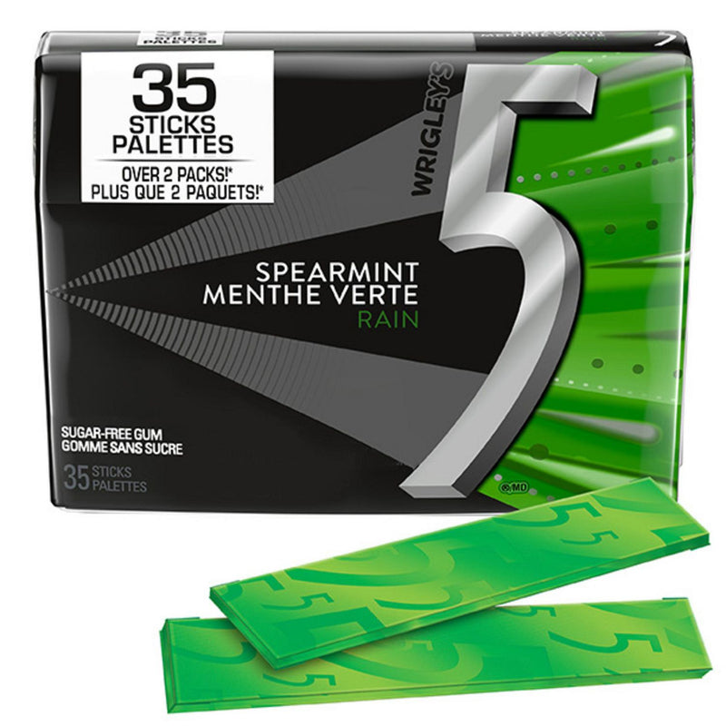 5 Gum Spearmint-Rain Sugarfree, 35st