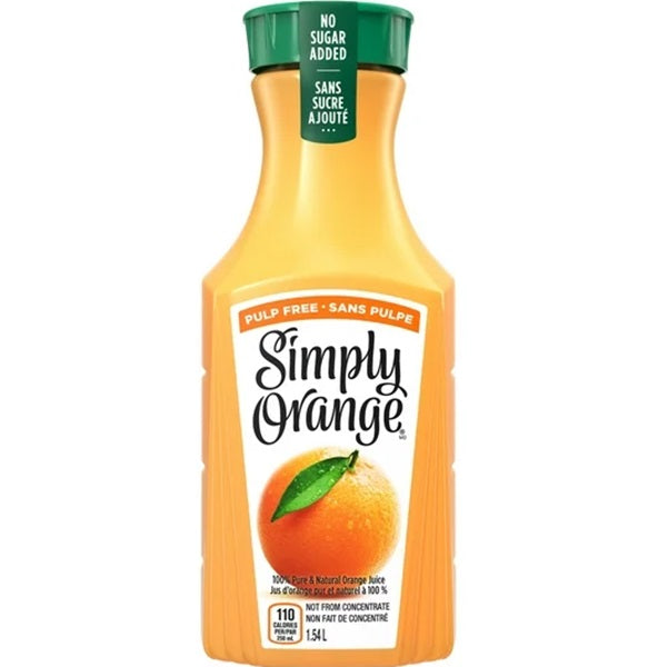 Simply 50 Orange Juice, 1.54L