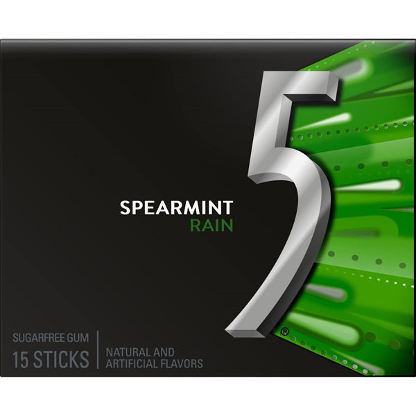 5 Gum Spearmint Sugar free, 15st