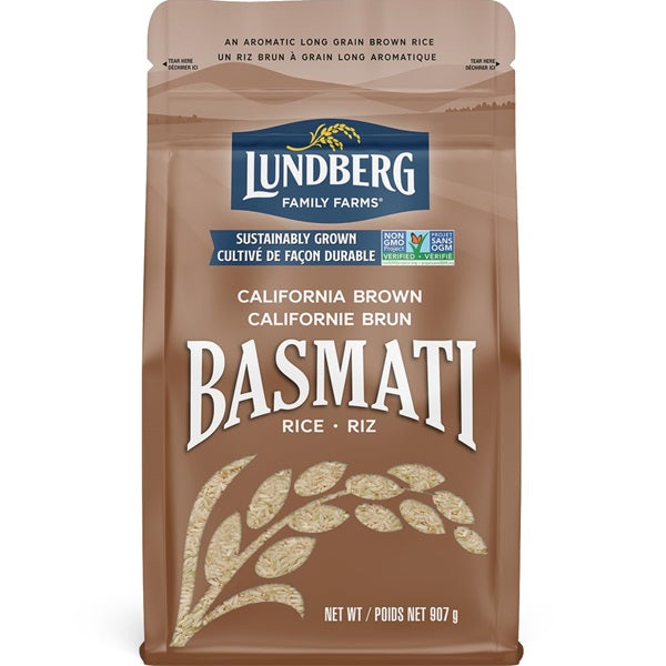 Lundberg Organic Brown Basmati Rice, 907gr