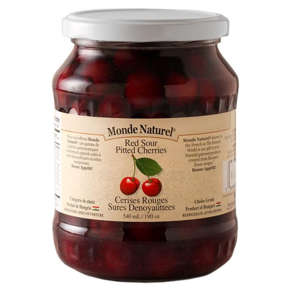 Monde Red Sour Cherries Pitted, 540ml