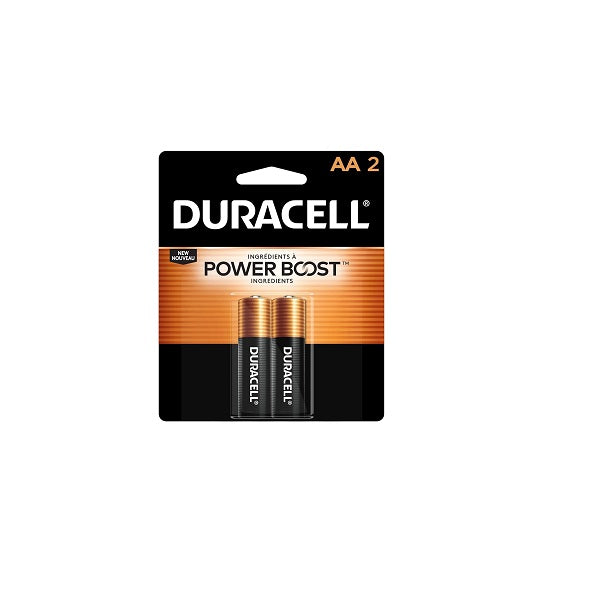 Duracell Coppertop Battery AA2, 2ct