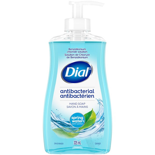 Dial Antibacterial Hand Soap Spring Water, 325mL