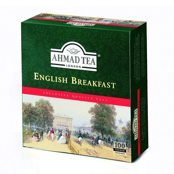 Ahmad Tea English Breakfast Tea Bag, 100ct