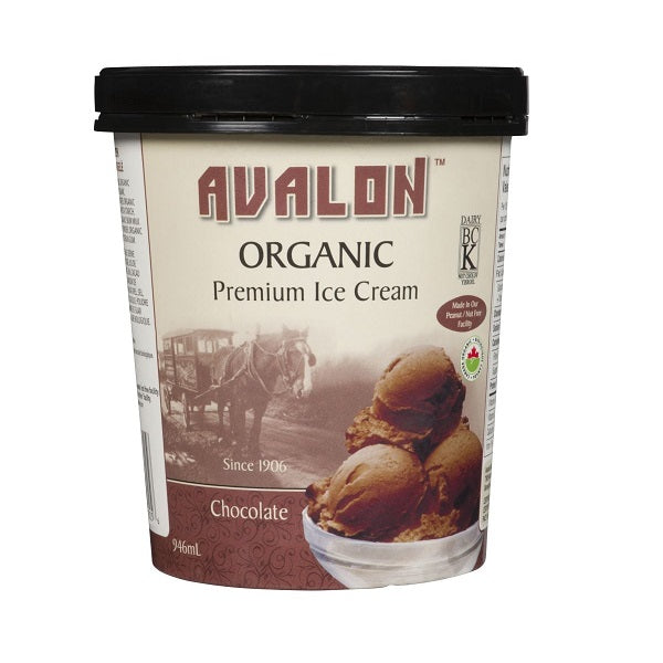 Avalon Organic Chocolate Ice Cream, 946ml