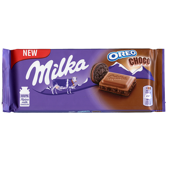 Milka Chocolate Oreo Choco, 100gr