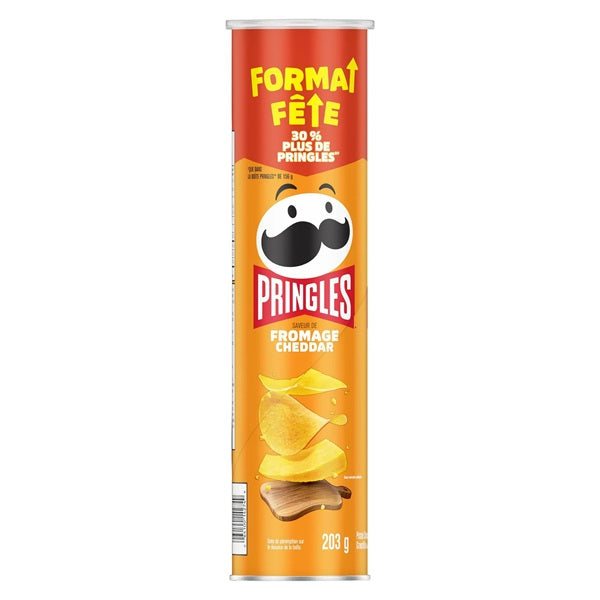 Pringles Fromage Cheddar Potato Chips, 203gr