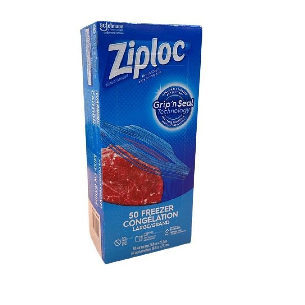 Ziploc Freezer Bag Large, 50Ct