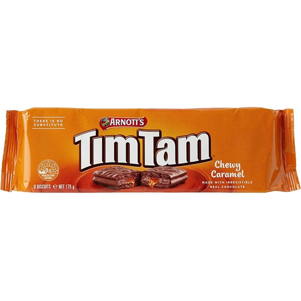 TimTam Chewy Caramel Biscuits, 175gr