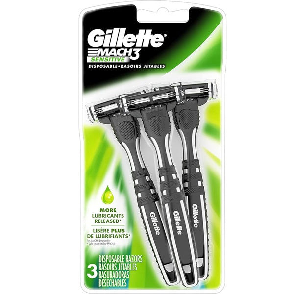 Gillette Mach, 3 Razors