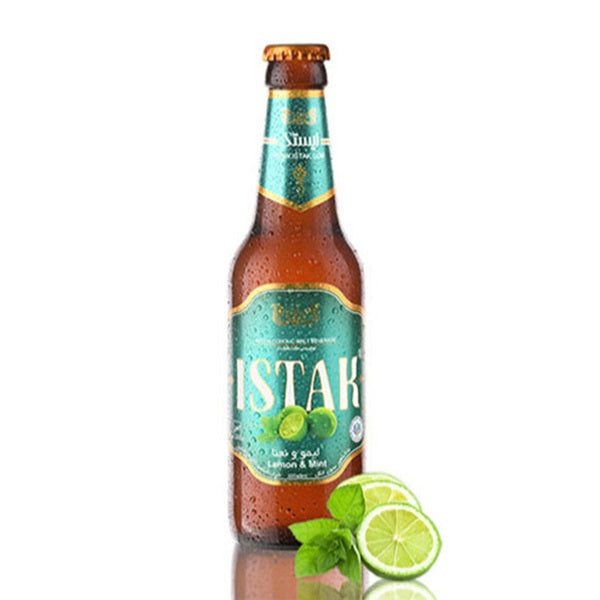 Istak Lemon and Mint Malt Drink, 320mL