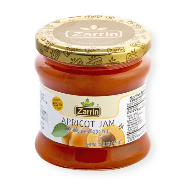 Zarrin Apricot Jam, 450gr