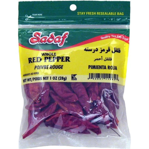 Sadaf Red Pepper Whole, 28gr